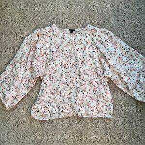 Ann Taylor Floral Blouse